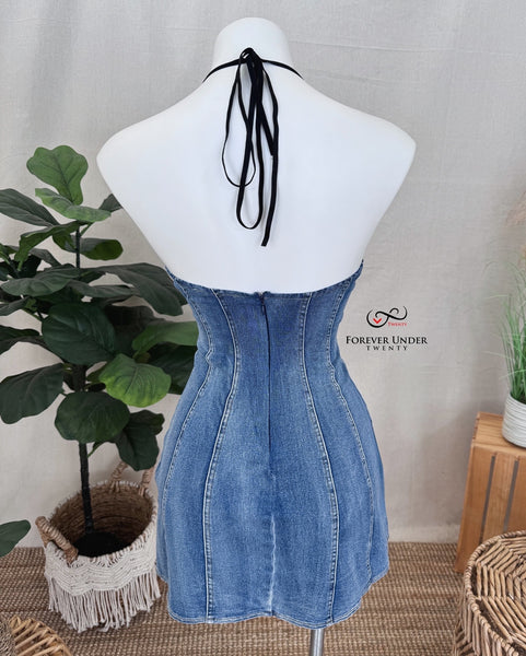 Bombshell Denim Dress