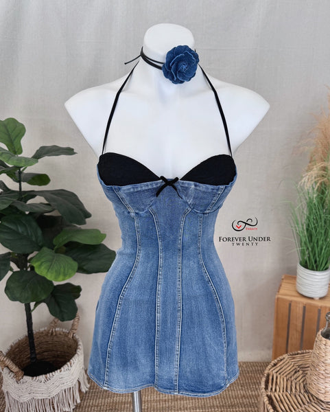 Bombshell Denim Dress