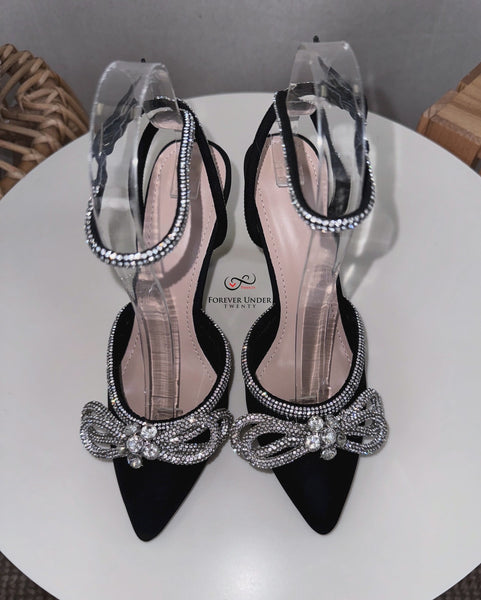 Sparkle Bow Heels