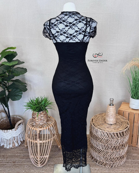 Grace Lace Mesh Dress