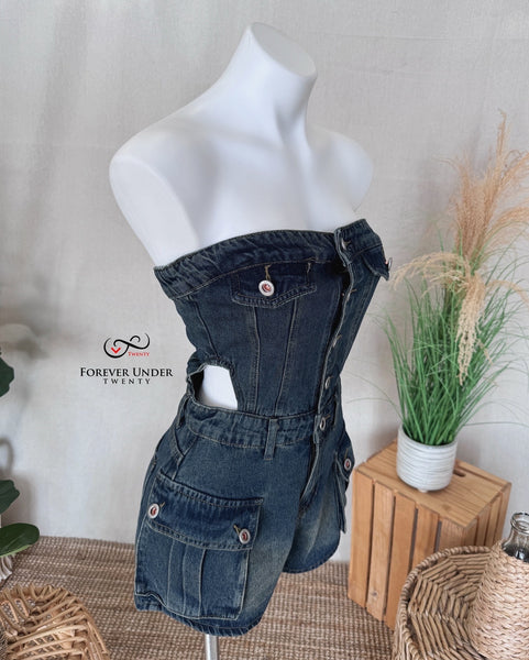 Avail Denim Romper