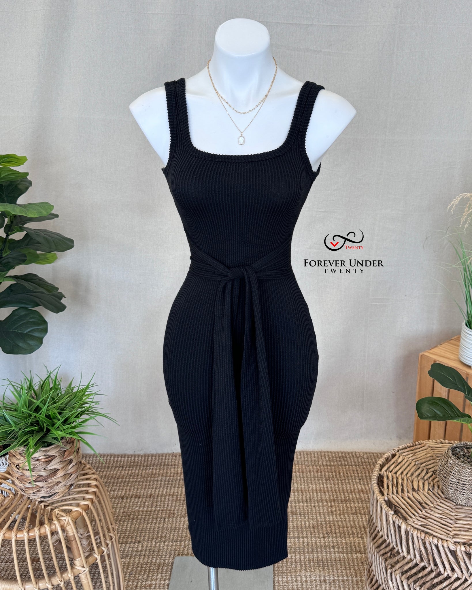 Bind Midi Dress